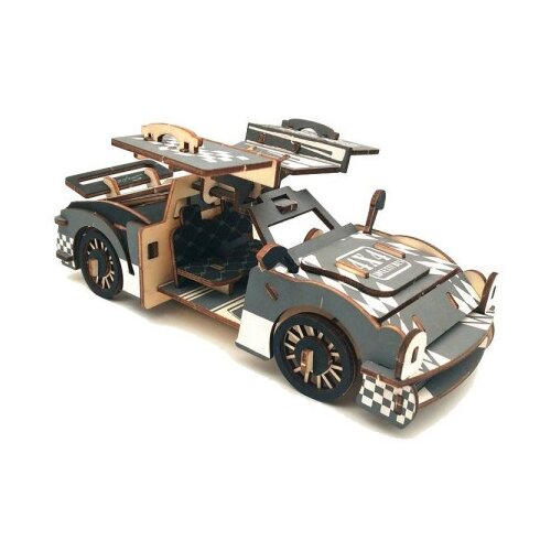  Čarolijashop 3d drvena slagalica - Trkački automobil ( 212) Slike