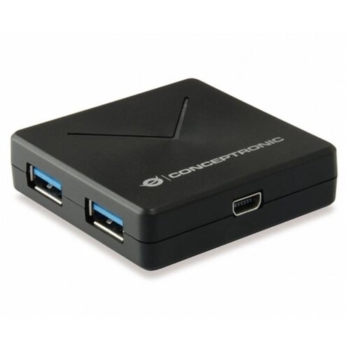 Conceptronic Hubbies Hub 4 vrata USB 3.0 - HUBBIES02B, (21739318) Slike
