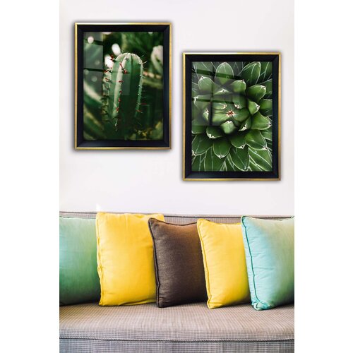 Wallity SAC7436502315336 multicolor decorative framed painting (2 pieces) Cene