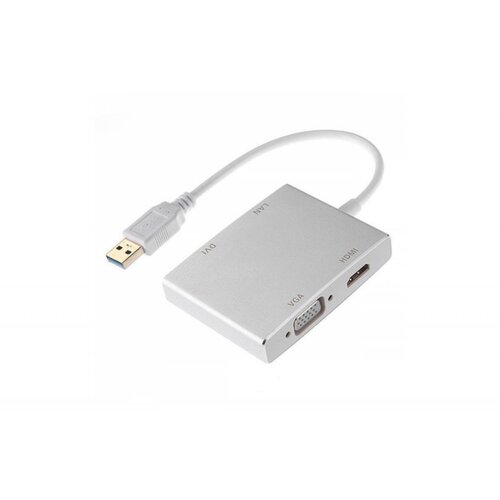 Fast Asia adapter-konvertor usb 3.0 na hdmi + vga+dvi + RJ45 Cene