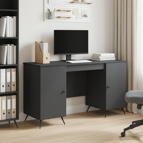  Stol Crna 142,5 x 50 x 75 cm Konstruirano drvo Cijene