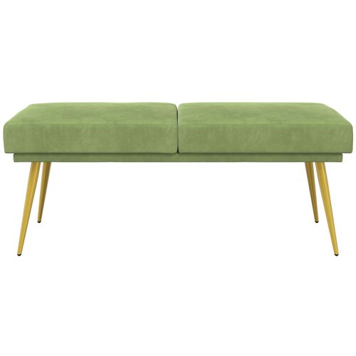  Klupa s dvostrukim slojem Svijetlo zelena 120 x 45 x 46 cm Slike