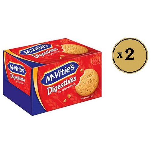 McVitie&amp;#039;s Keks Digestives Original 250g, carton pack, 2 komada Slike