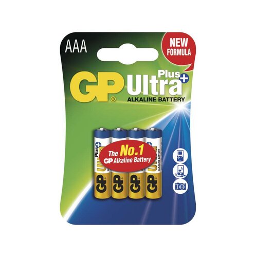 Gp Baterija alkalna AAA 4kom ULTRA PLUS GP Slike