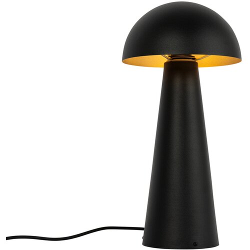 QAZQA Zunanja stoječa svetilka črna 50 cm z LED - Goba Cene