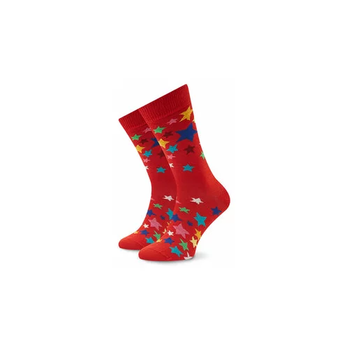 Happy Socks Otroške visoke nogavice KSTS01-4300 Rdeča