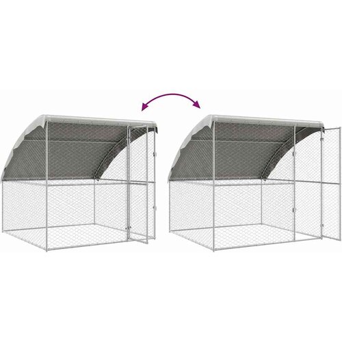  za pse 4 pcs Srebrno 8 x 2 x 2 m Pocinčani čelik Slike