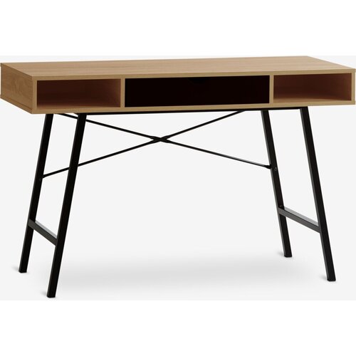  Radni sto Albert 48x120 hrast/crna Cene