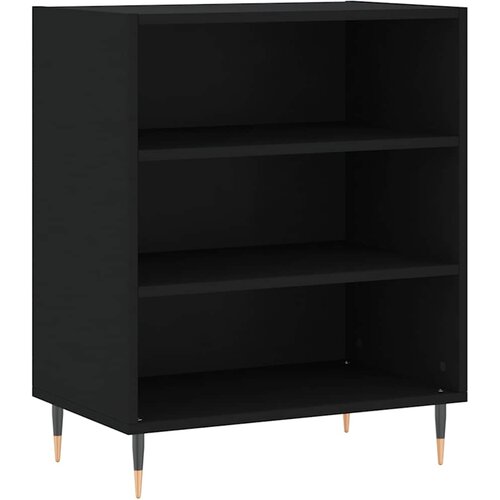  Komoda crna 57 x 35 x 70 cm od konstruiranog drva Slike