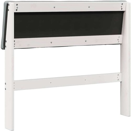 VidaXL tapecirani uzglavlje svijetlo siva 90 cm čvrsto borovo drvo Slike