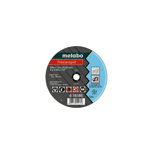 Metabo rezna ploča za inox 150 x 1.6 x 22.23 mm FLEXIARAPID 616183000 Cijene