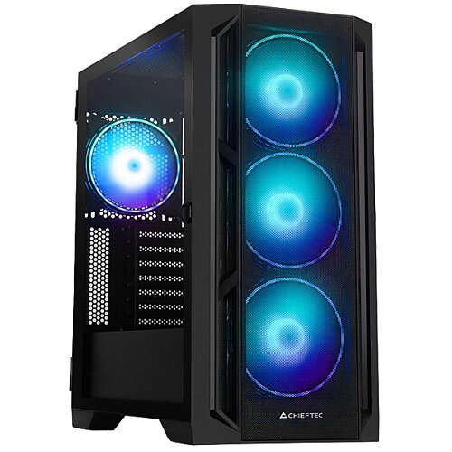 Chieftec PC- ohi&amp;scaron;je GA-01B-L-OP APEX LUMO Midi Tower Črna Slike