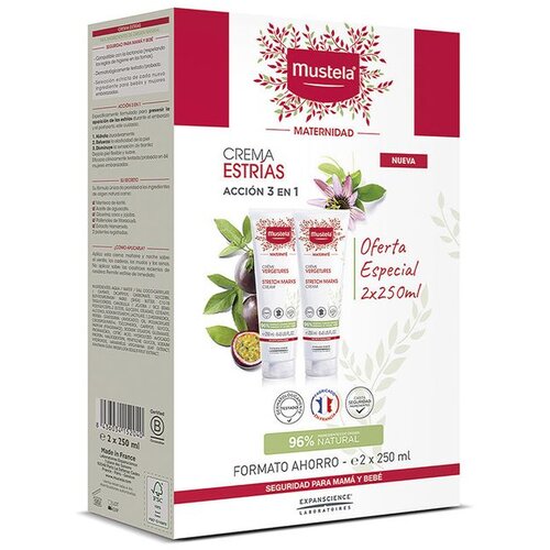 Mustela® MATERNIT&Eacute; Krema za Prevenciju Strija 2 x 250 ml Cijene
