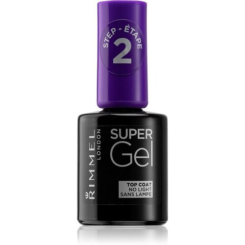Rimmel London Super Gel Step 2 za&amp;scaron;čitni nadlak za nohte s sijajem 12 ml Slike