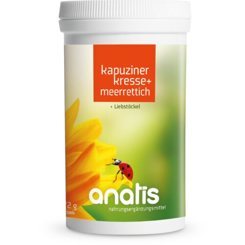 anatis Naturprodukte Kapucinska in hren - 180 kaps. Cene