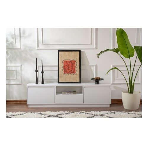 Hanah home vanguard - natural white natural white tv stand Slike