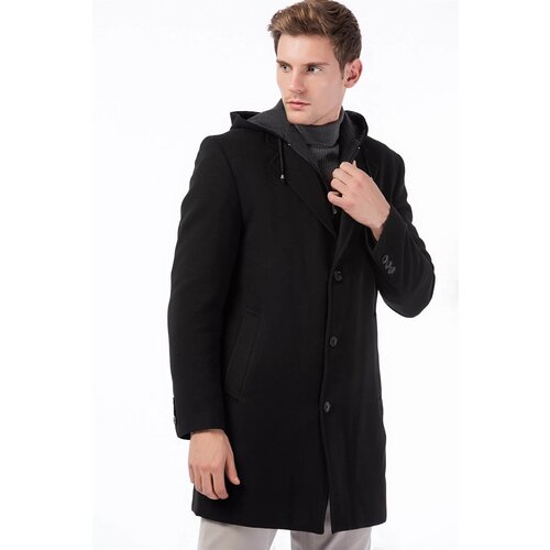 Dewberry PLT8376 MEN&amp;#039;S COAT-BLACK Slike