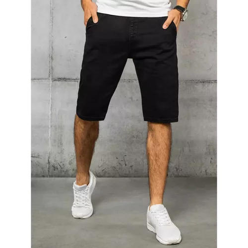 DStreet Men's black denim shorts SX1435