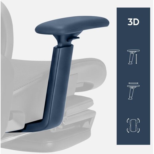  Ergonomska stolica s osloncem za noge Expert 9.3 crna Slike