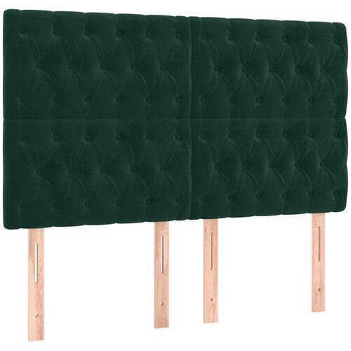  Krevet s oprugama i madracem tamnozeleni 140x190 cm bar&amp;scaron;unasti Slike