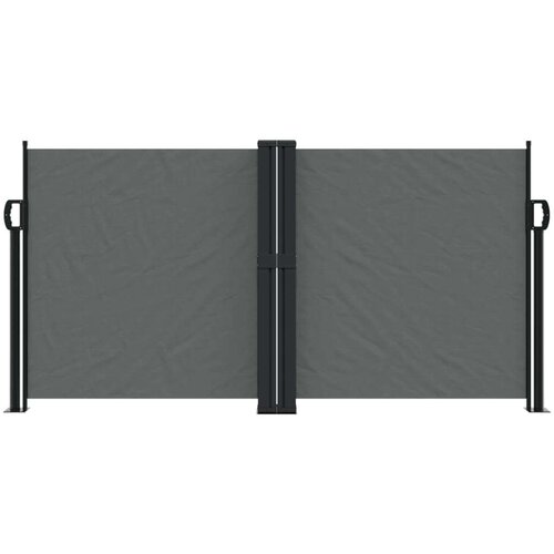 Uvlačiva bočna tenda 120 x 1000 cm antracit Slike