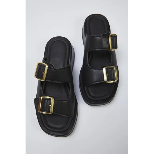 Trendyol Shoes ženske papuče Takss25Te00044, crne Cene