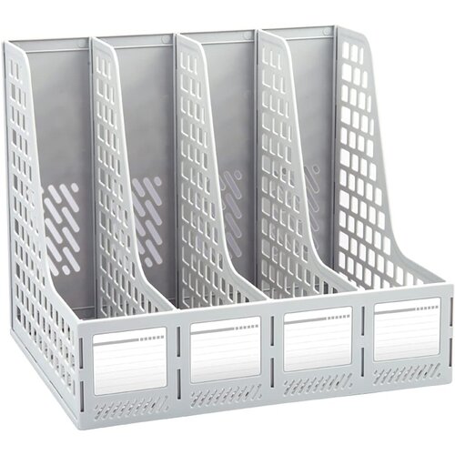 Generic Magazine File Holder, Desk Organizer Folders for Office Organization and Storage, Sturdy Plastic Binder Storage Box, Desktop Accessories for Home and Office Storage, (21072490) Cene