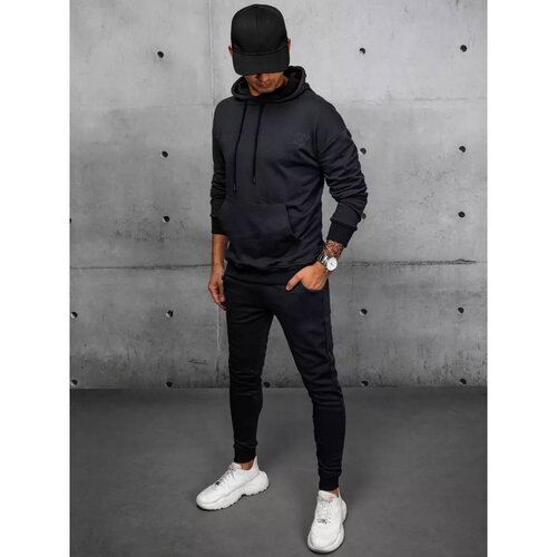 DStreet Black men's tracksuit Cene