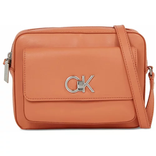Calvin Klein Ročna torba Re-Lock Camera Bag W/Flap K60K611083 Rjava
