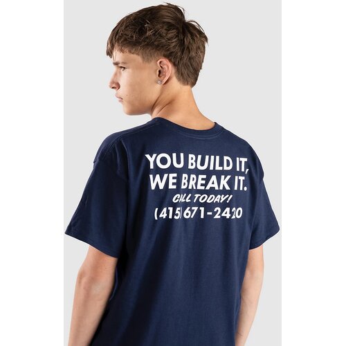 Thrasher Destruction T-shirt T-shirt navy Slike
