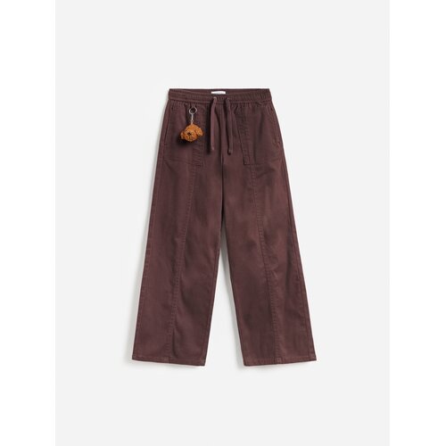 Reserved GIRLS` TROUSERS - tamnosmeđe Slike