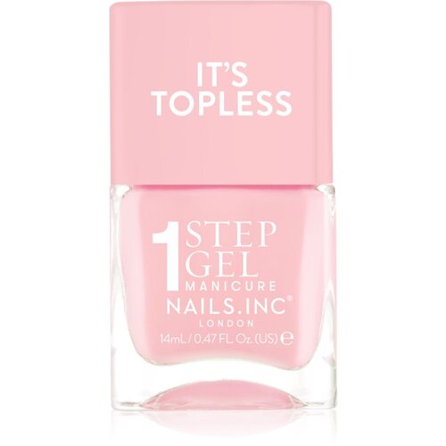 Nails Inc. It&amp;rsquo;s Topless gel lak za nohte za dolgoobstojen učinek odtenek Sabrina 14 ml Slike