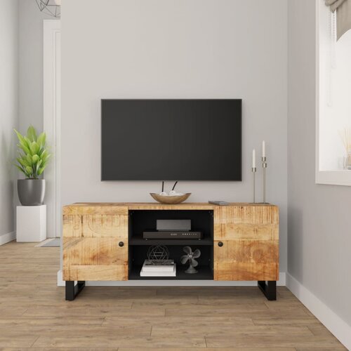 vidaXL TV ormarić 105 x 33 x 46 cm od masivnog drva manga Cene