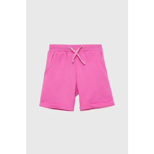 CMP Dječje kratke hlače boja: ružičasta, glatki materijal