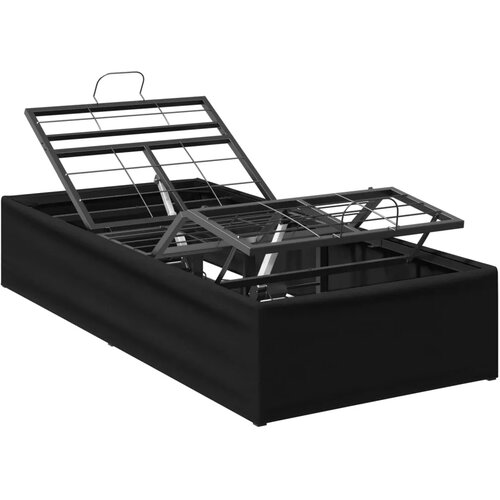  Električni podesivi okvir kreveta Crna 200 x 80 x 33 5 cm Čelik - Crna 80 x 200 cm Slike