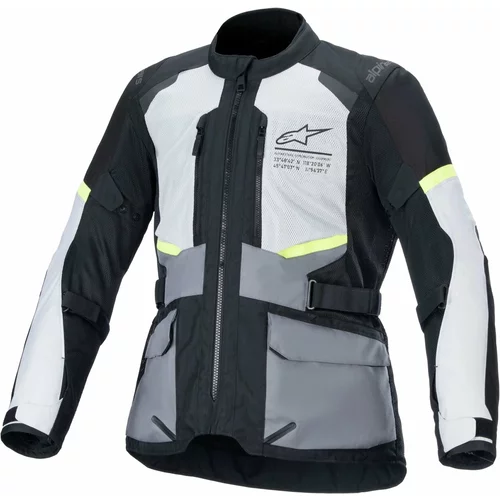 Alpinestars Andes Air Drystar Jacket Ice Gray/Dark Gray/Black XL Tekstilna jakna