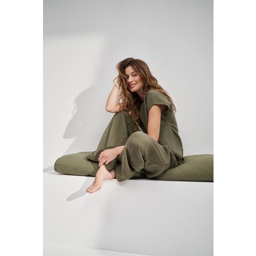 Marisse Women's Trousers L-Sp-4339 D.Olive Cijene