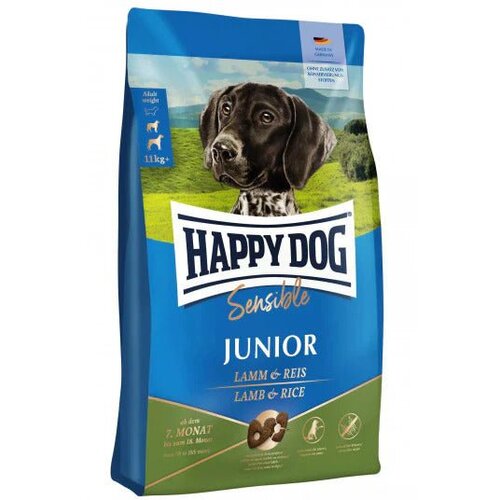 Happy Dog junior sensible hrana za mlade pse, jagnjetina i pirinač Cene
