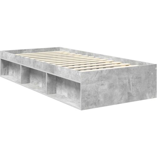  Okvir za krevet Beton 90 x 200 cm Čvrsto borovo drvo Slike