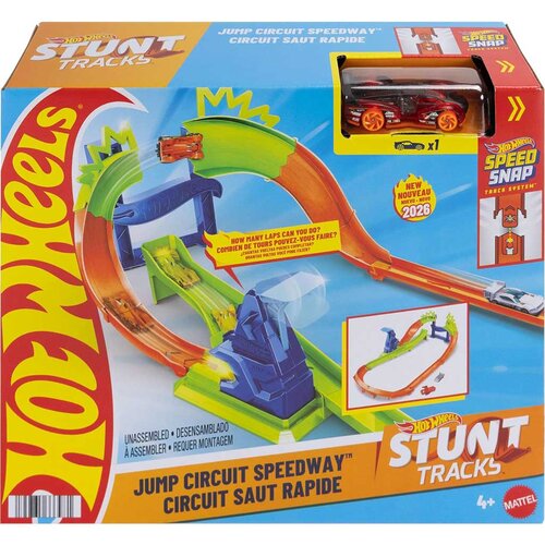 Mattel Hot Wheels: Tekmovalni komplet stez - Krožna dirka s skakalnico - Cene
