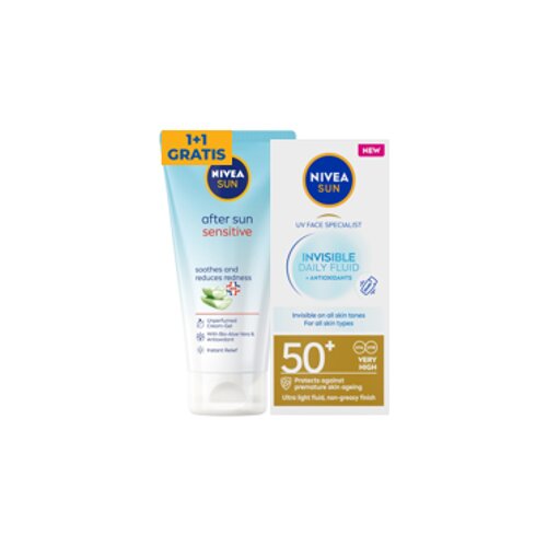 Nivea Sun Duopack-Losion nakon sunčanja +Daily Fluid SPF50+ Cijene