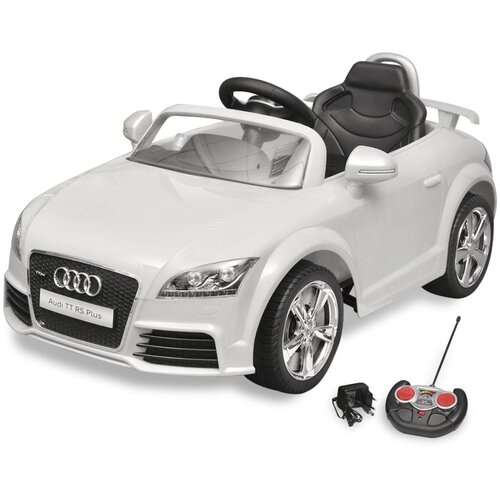 RS dječji Autić Audi TT s Daljinskim Upravljanjem Bijeli Slike