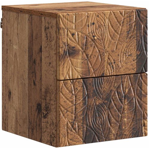 VidaXL Stenski nočni omarici Star les 34,5 x 33 x 40 cm Inženirski les, (5000247529) Slike
