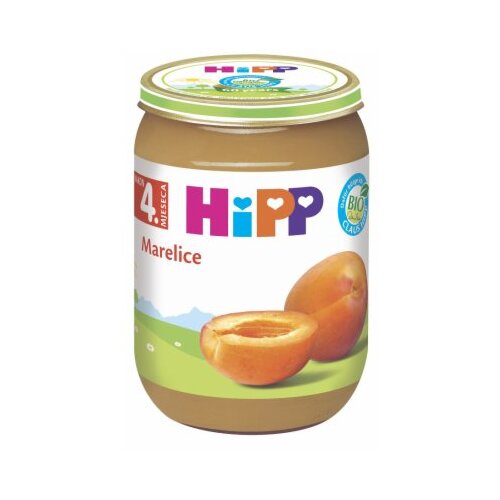 Hipp ka&amp;scaron;ica kajsija 190g Slike