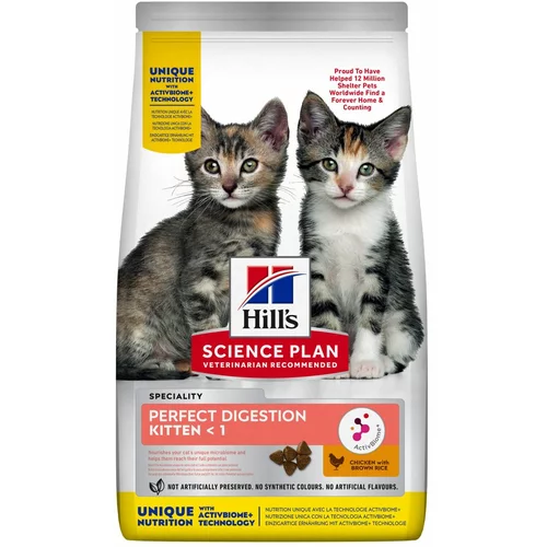 Hill’s Science Plan Kitten Perfect Digestion - Varčno pakiranje: 2 x 1,5 kg