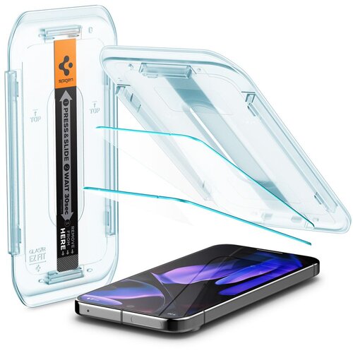 Spigen GLASS KALJENO STAKLO TR EZ FIT HD 2 kom. AGL08445 GOOGLE PIXEL 9 PRO XL/10 PRO XL CLEAR Slike