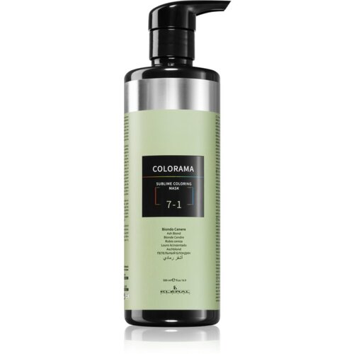 Kl&amp;eacute;ral system Colorama barvna maska za vse tipe las Ash Blond 7.1 500 ml Slike