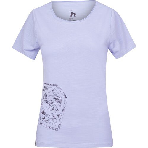 HANNAH Women&amp;#039;s cotton T-shirt ZOEY II purple heather Slike