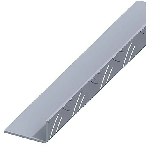 KANTOFLEX Aluminijski rebrasti profil (Duljina: 100 cm, Duljina zgloba: 23,5 x 43,5 mm, Aluminij, Nejednakih krakova)