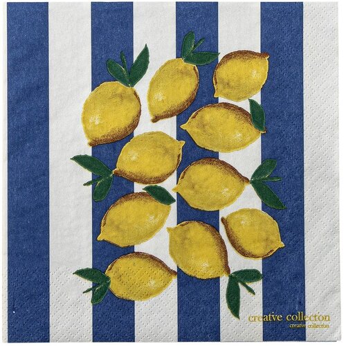 Bloomingville Papirnati prtički v kompletu 20 ks 33x33 cm Limone &amp;ndash; Slike